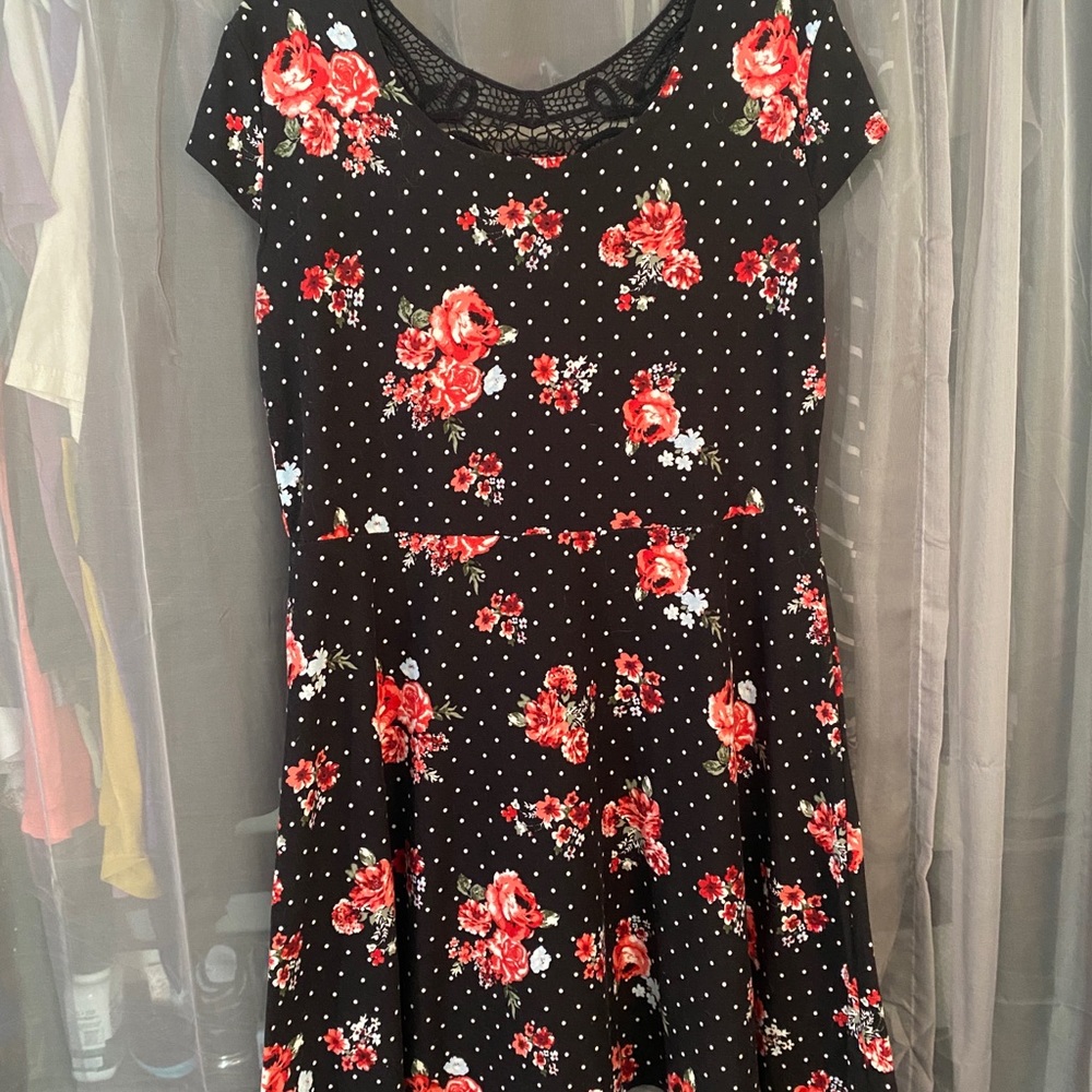 XXL Juniors Floral Dress